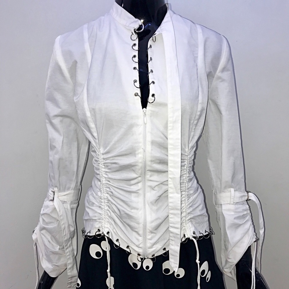 🌺🌺 Seven7 White longsleeved shirt large
